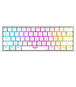 Ant Esports MK1500 Mini Wireless Gaming Keyboard (White)