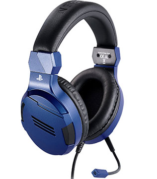 Bigben Blue Stereo Gaming Headset (PS5, PS4, Xbox Series, Xbox One, Nintendo Switch, PC)