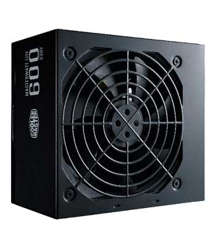 Cooler Master MasterWatt Lite 600 Watt Power Supply