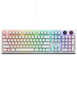 DELL Alienware Tri-Mode Wireless Gaming Keyboard (AW920K) (White)