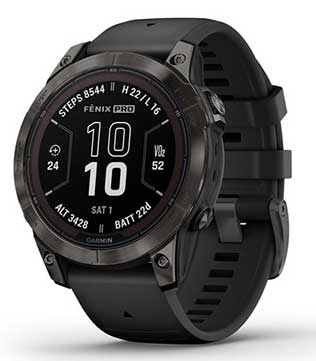 Garmin Fenix 7 Pro (Sapphire Solar Edition) Smart Watch