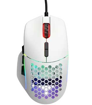 Glorious Model I Ergonomic Wired Gaming Mouse (Matte White)