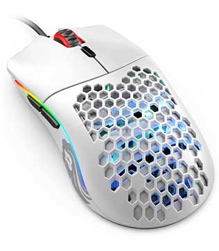 Glorious Model O Ambidextrous Wired Gaming Mouse (Matte White)