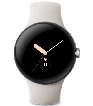 Google Pixel Watch 41mm Polished Silver Wifi Only (Any Color)