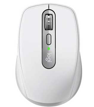 Logitech MX Anywhere 3 Ambidextrous Wireless Mouse (Pale Grey)
