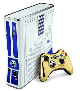 Microsoft Xbox 360 (S) Slim 500 GB PAL Region Xbox 360 Star Wars Edition