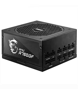 Msi MPG 750 Watt Power Supply Fully Modular Gold