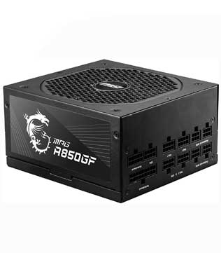 Msi MPG 850 Watt Power Supply Fully Modular Gold