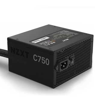 NZXT 750 Watt Power Supply Bronze Semi Modular
