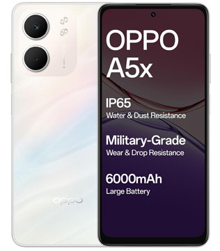 OPPO A5X 5G 4GB RAM, 128GB Storage (Any Color)