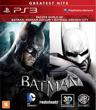 Batman Arkham Asylum & Arkham City DUAL PACK PS3