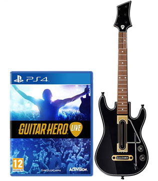 Guitar Hero Live Game & Guitar Controller PS4