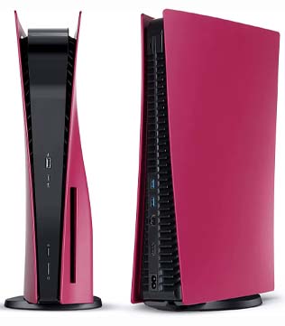 PS5 Console Covers, Cosmic Red