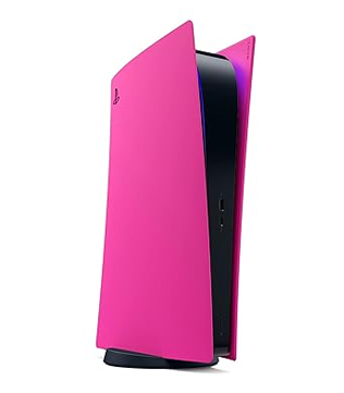 PS5 Digital Edition Console Covers, Nova Pink
