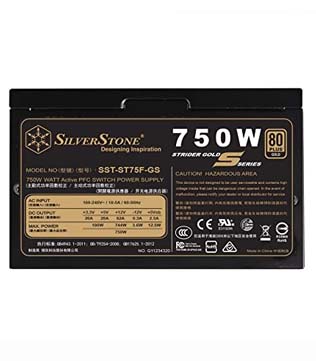 SilverStone 750 Watt Power Supply Gold