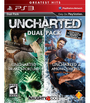 Uncharted Dual Pack Uncharted Drakes Fortune & Uncharted 2 Among Thieves (Game Of The Year Edition) PS3