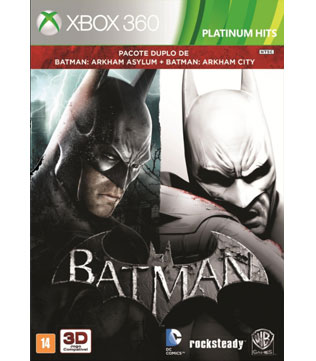 Batman Arkham Asylum & Arkham City DUAL PACK XBOX 360