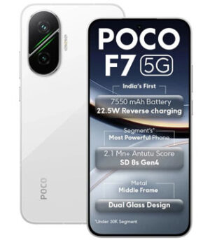 POCO F7 5G 12GB RAM, 256GB Storage (Any Color)